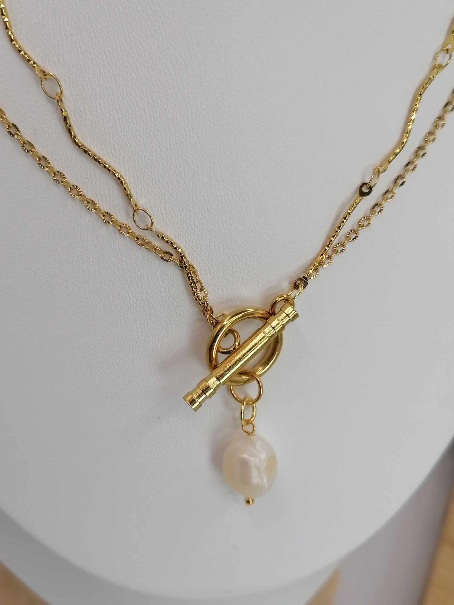 Double Collier Opaline
