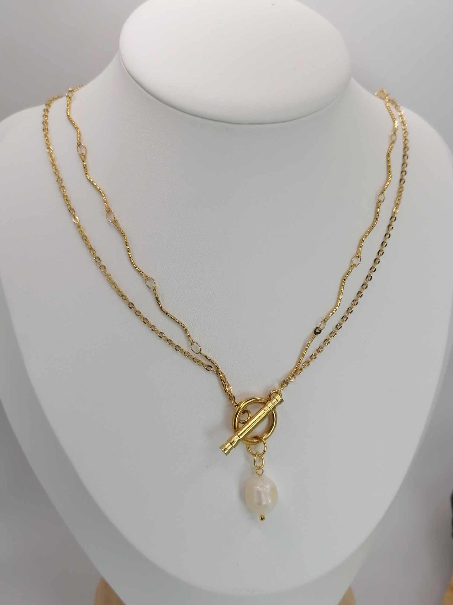 Double Collier Opaline