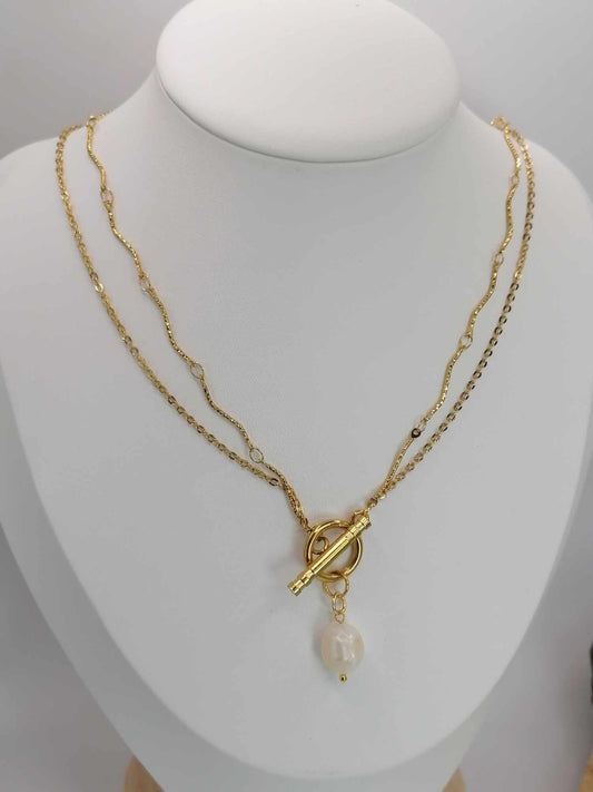 Double Collier Opaline