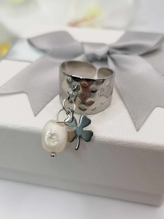 Bague Breloque Chance Marine