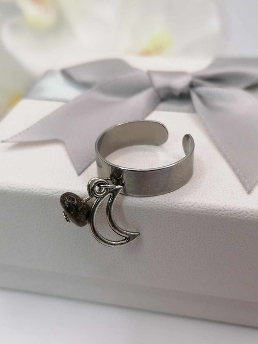 Bague Breloque Lune